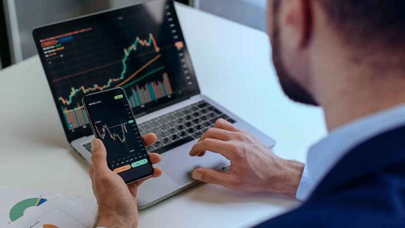 Panel de control de trading de Slide Amrix Sys